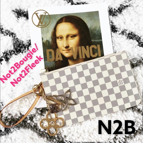 Louis Vuitton Handbags - Beautiful Louis Vuitton Damier Azur Pouch Wristlet